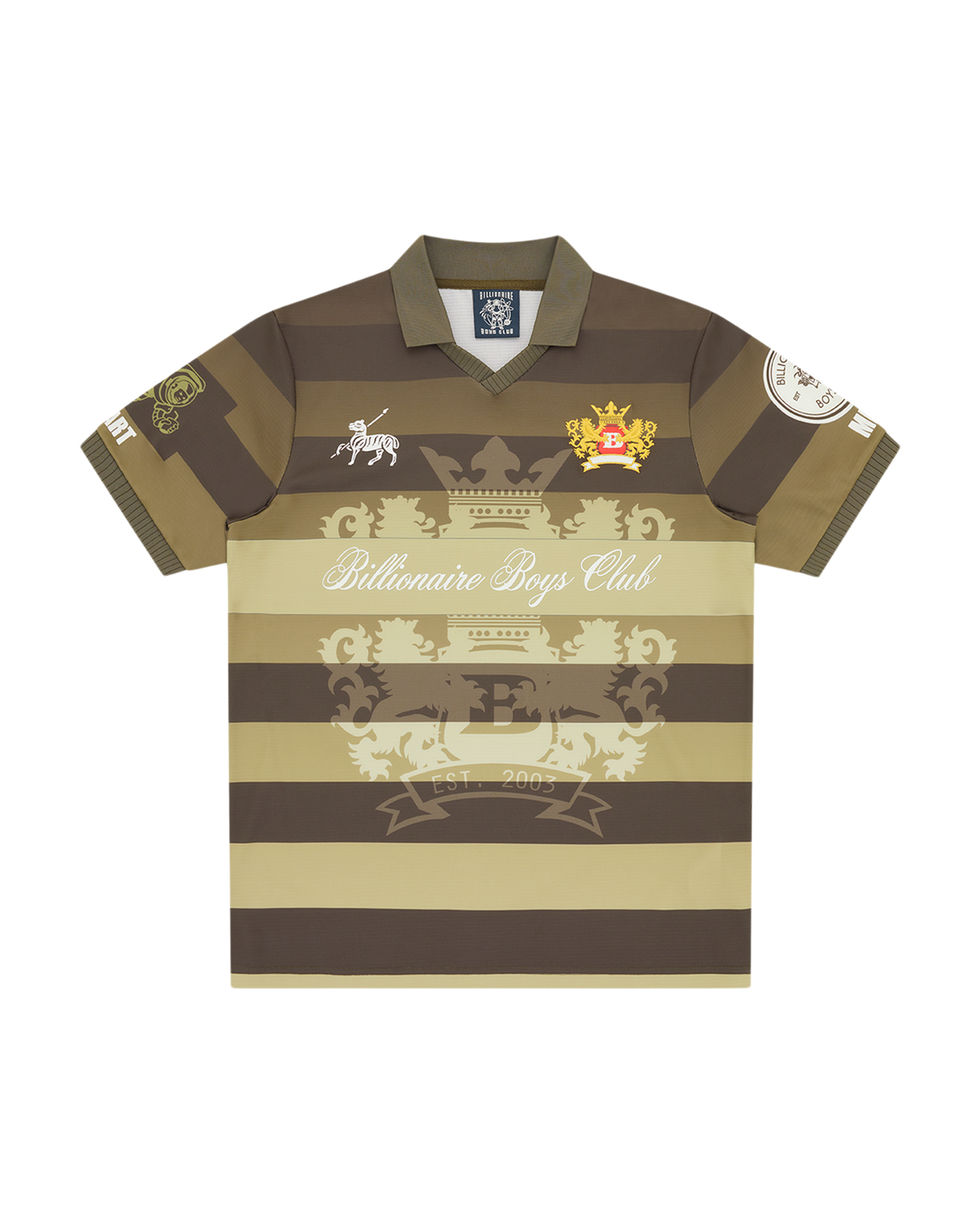 Script Striped Sports Top