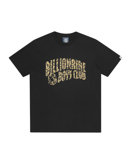 Leopard Print Arch Logo T-Shirt