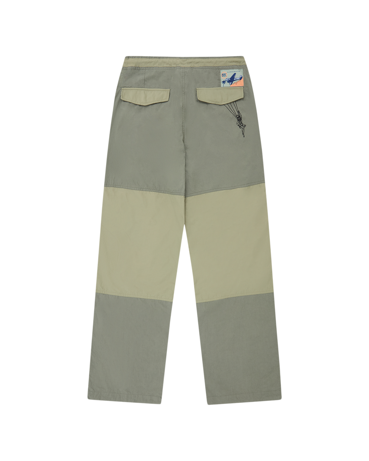 Panelled Parachute Pants