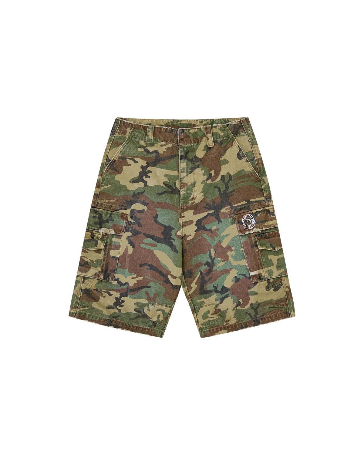 Distressed Oversized Cargo Shorts