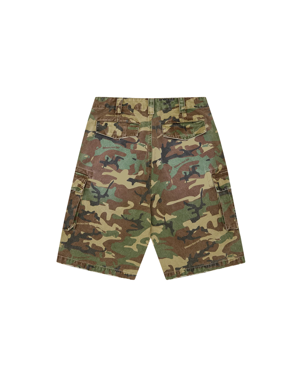Distressed Oversized Cargo Shorts