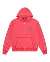 Oversized College Zip Through Hood