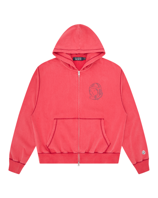 Oversized College Zip Through Hood
