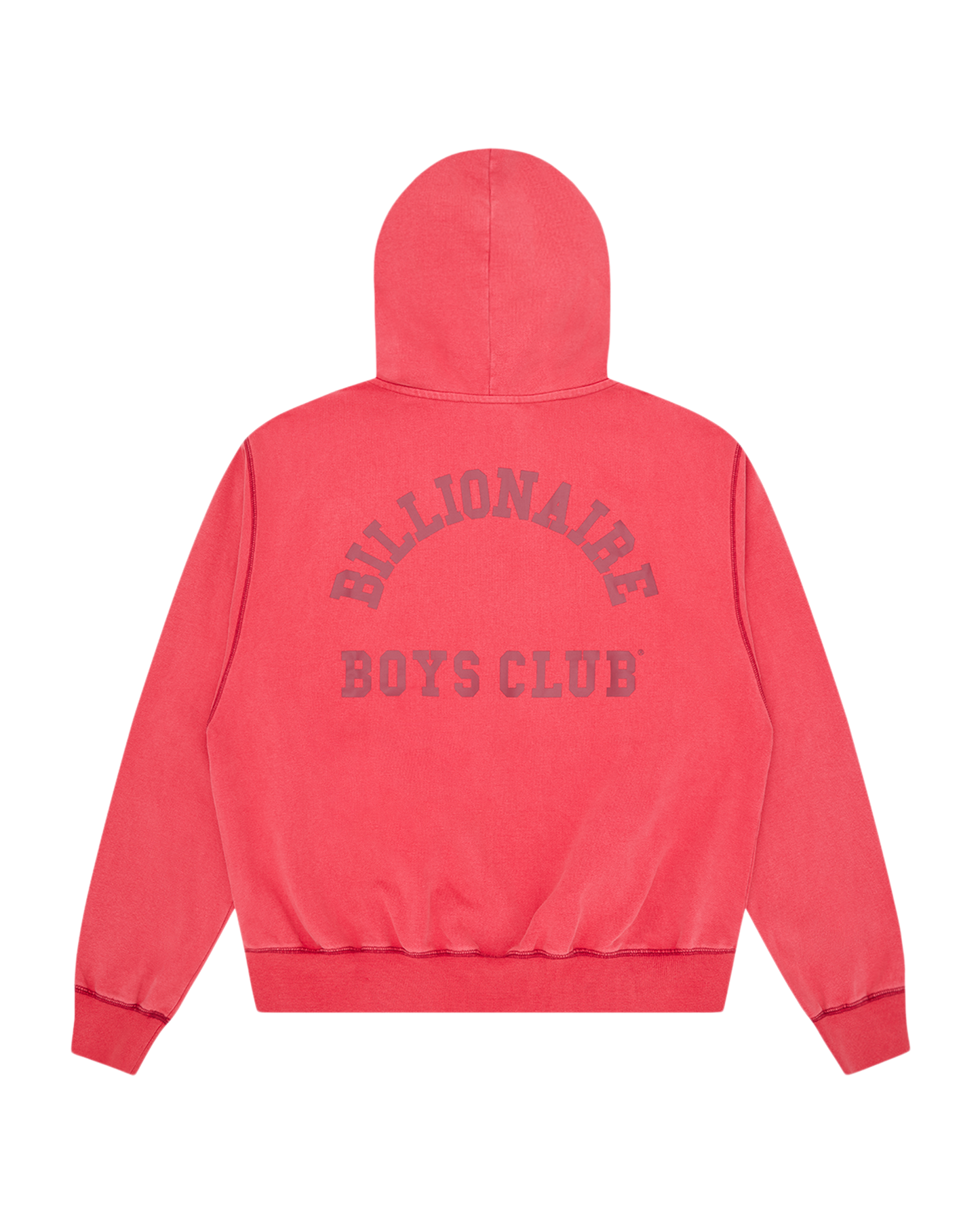 Oversized College Zip Through Hood