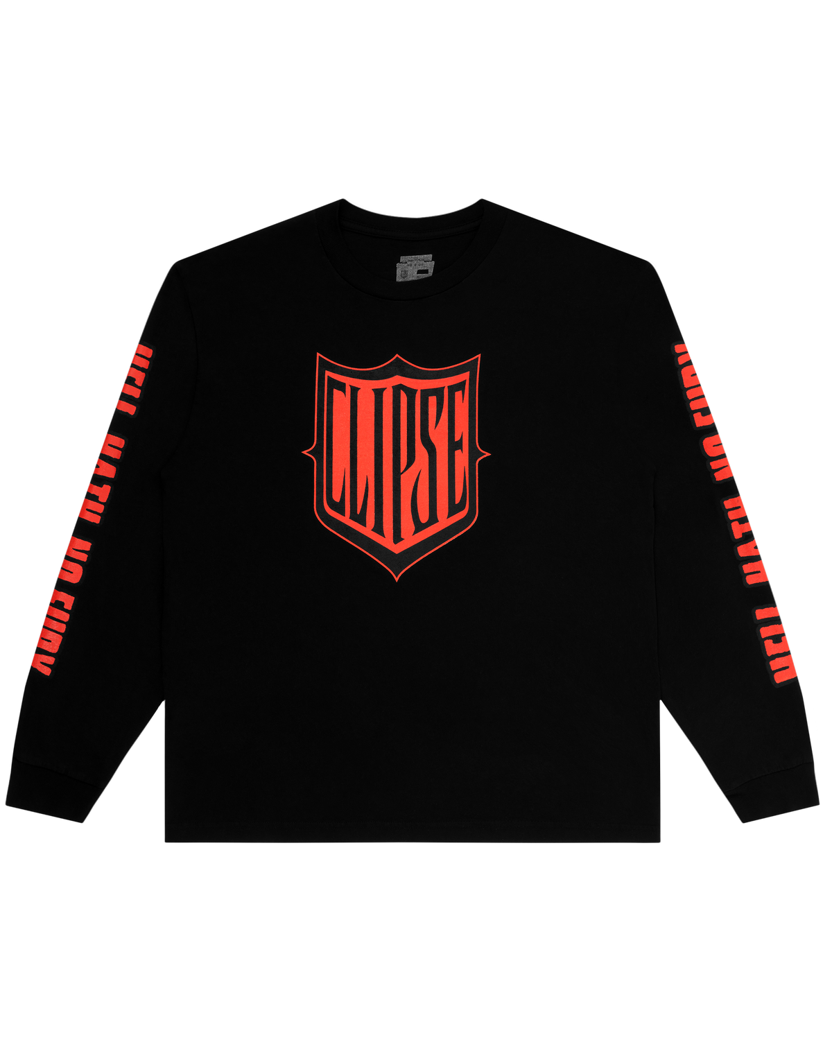 Icecream x Clipse Hell Hath No Fury Black Long Sleeve Tee Front