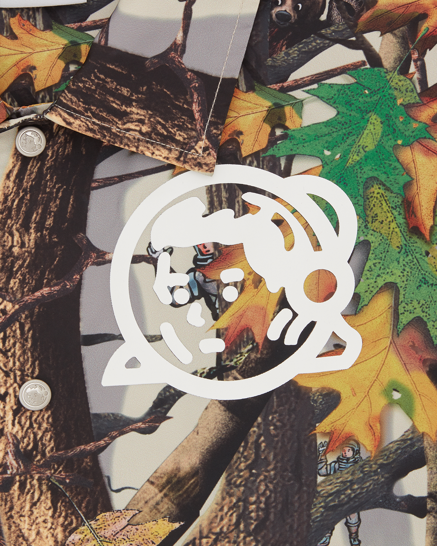 Kids Tree Camo Arch Logo Astro Coach Jacket