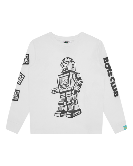 Kids Walking Robot LS T-Shirt
