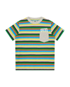 Kids Robot Striped T-Shirt