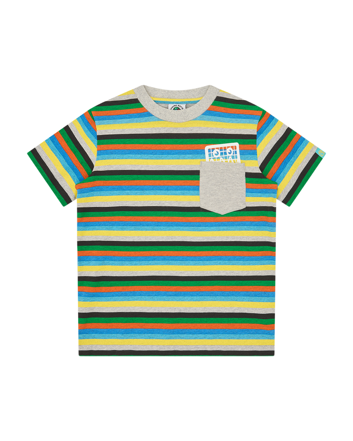 Kids Robot Striped T-Shirt