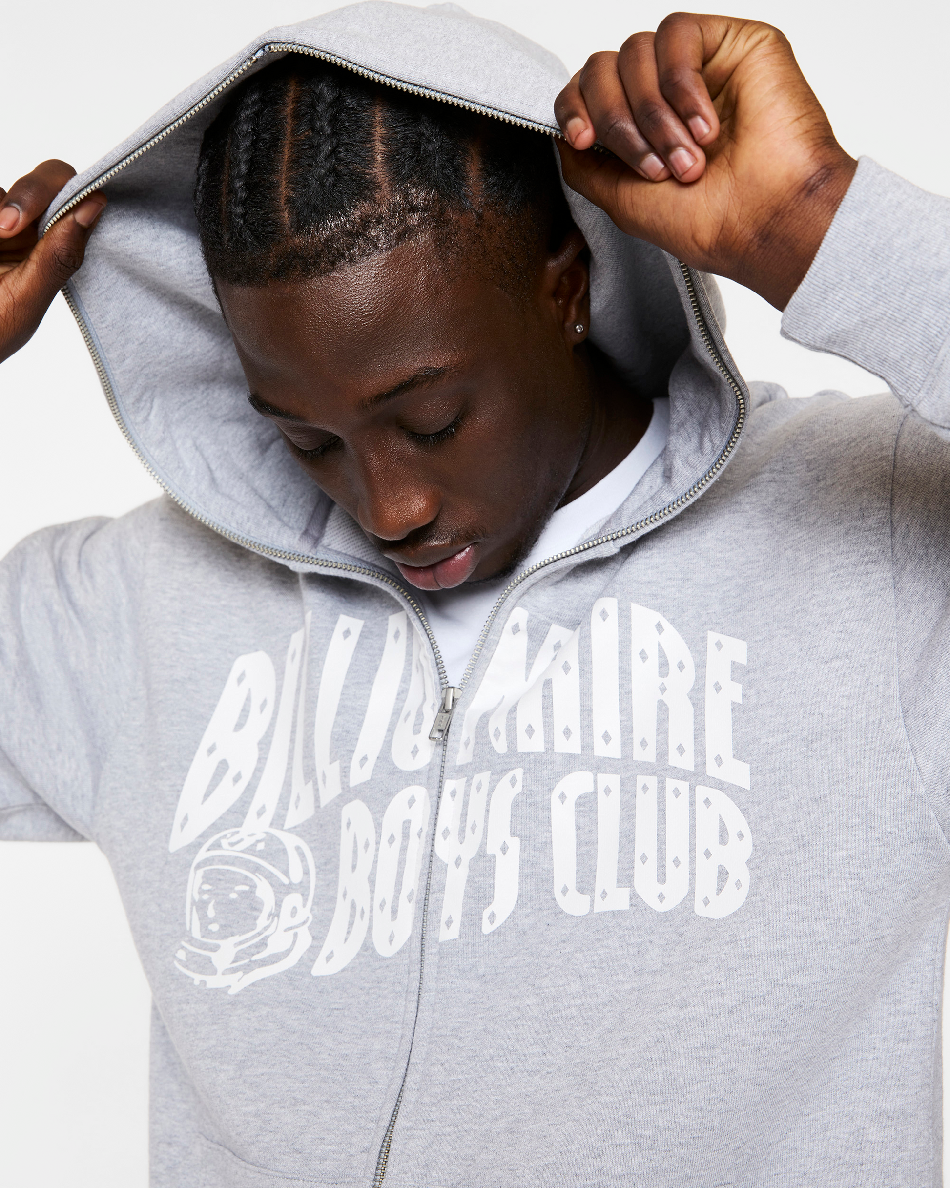 Classic Curve Logo Full Zip Hoodie – Billionaire Boys Club Classic Curve Logo Full Zip Hoodie – Billionaire Boys Club