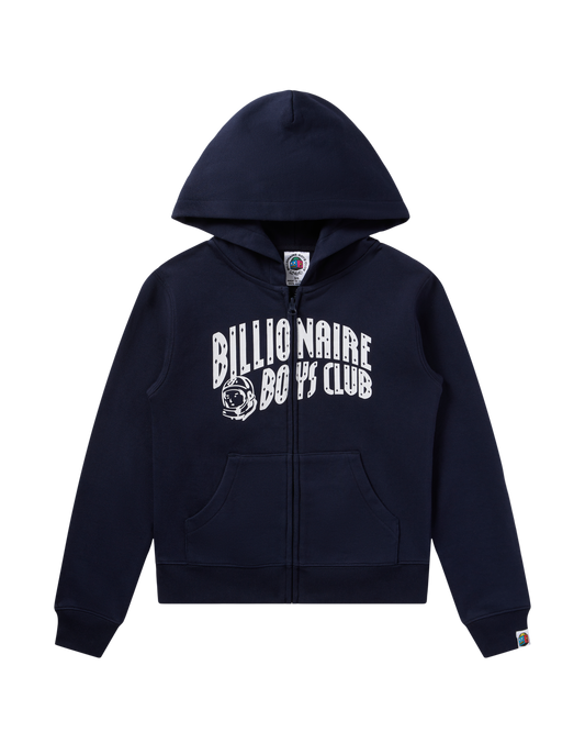 Kids Classic Curve Logo Zip Hoodie