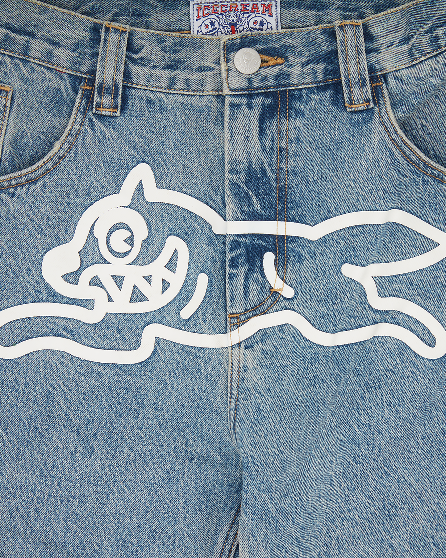 Check Lined Denim Pant