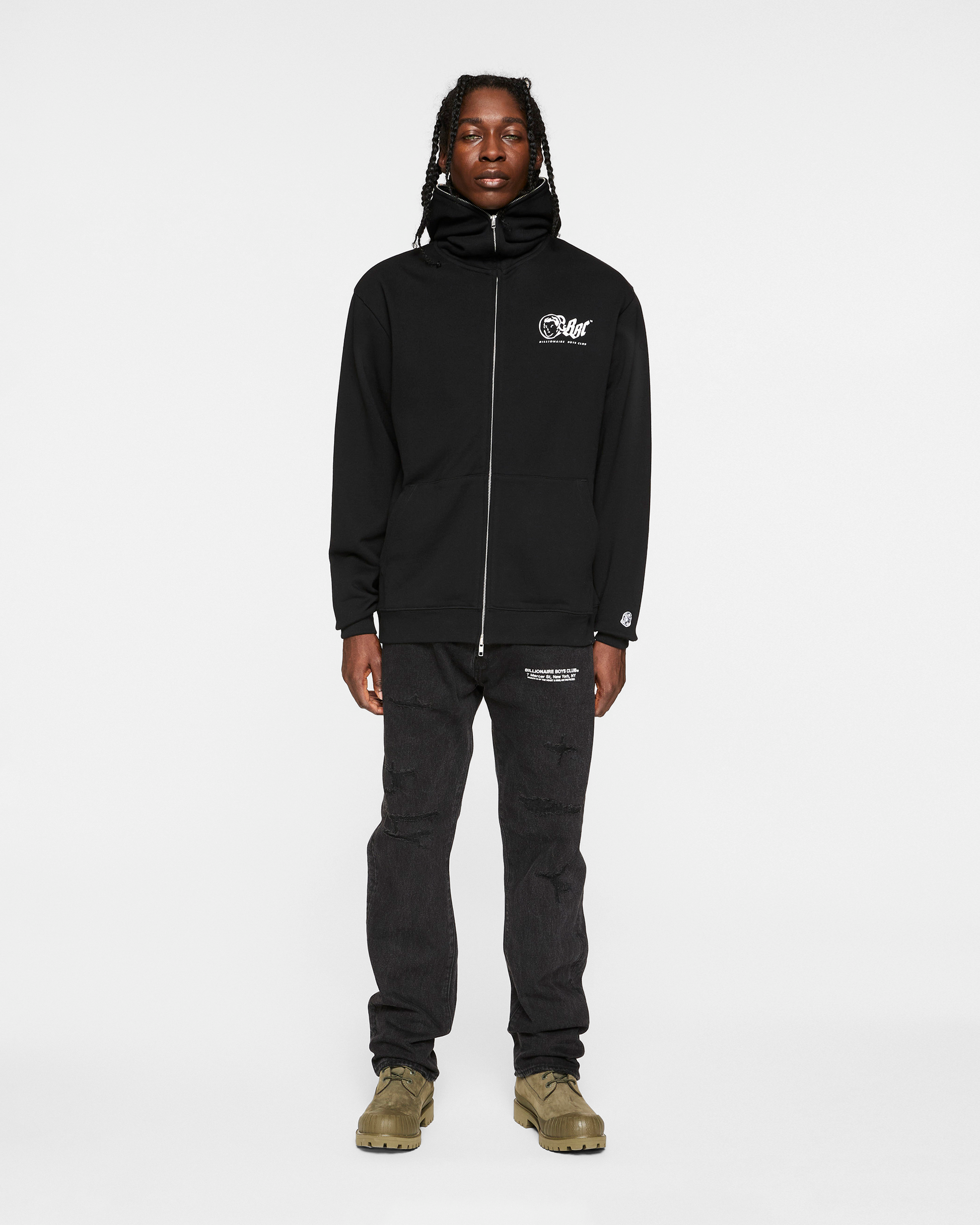 Lil OG Logo Full Zip Hoodie – Billionaire Boys Club Lil OG Logo Full Zip Hoodie – Billionaire Boys Club