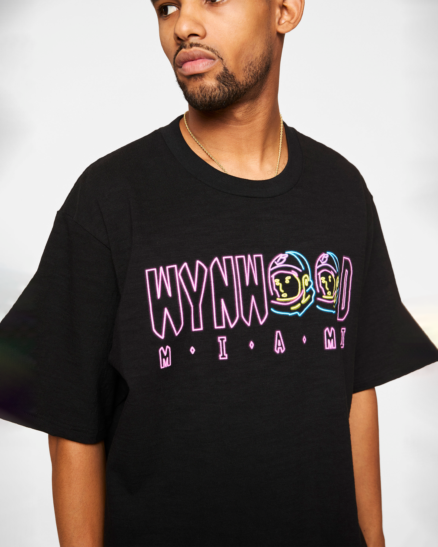 Wynwood Neon Logo Slub Tee