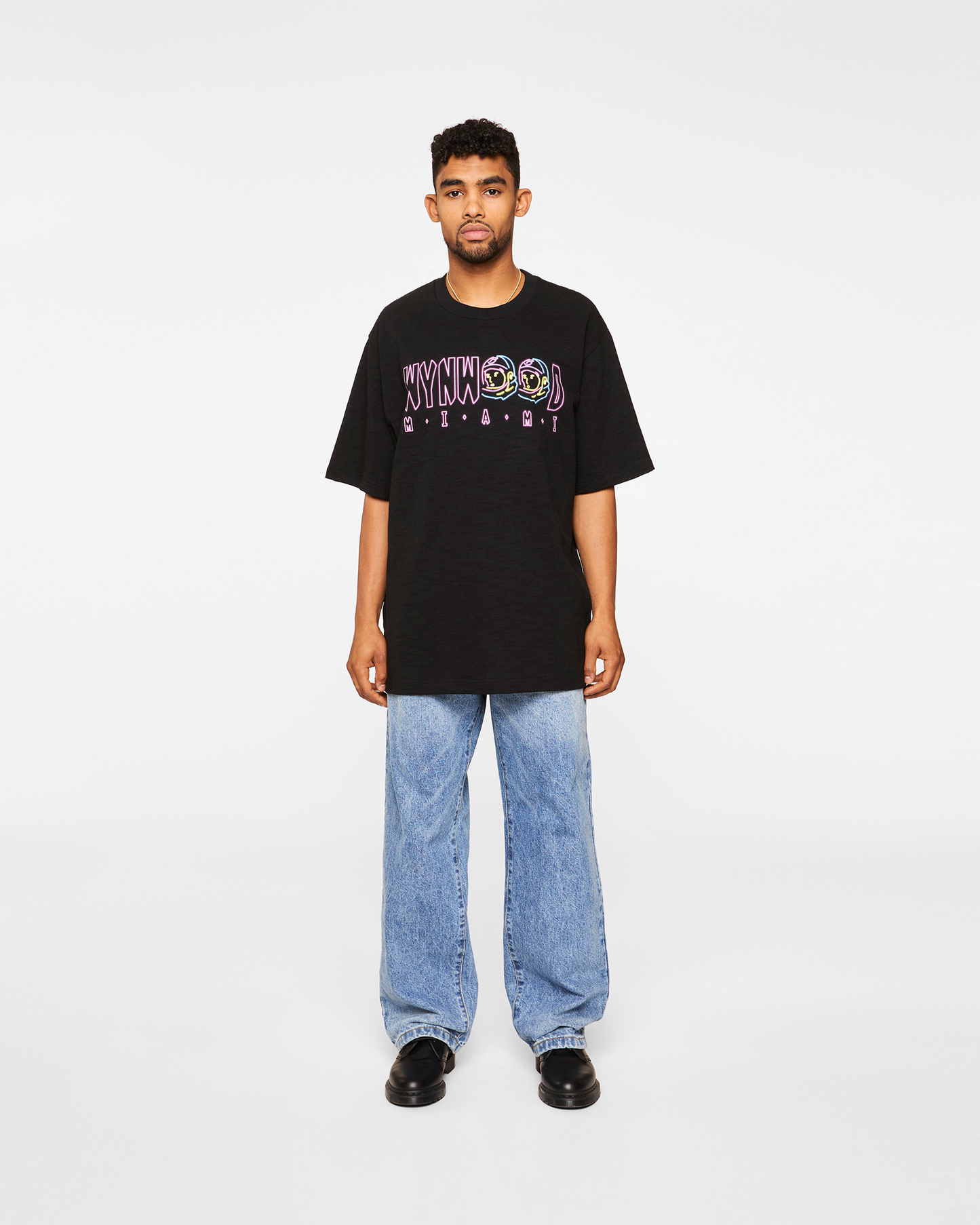 Wynwood Neon Logo Slub Tee