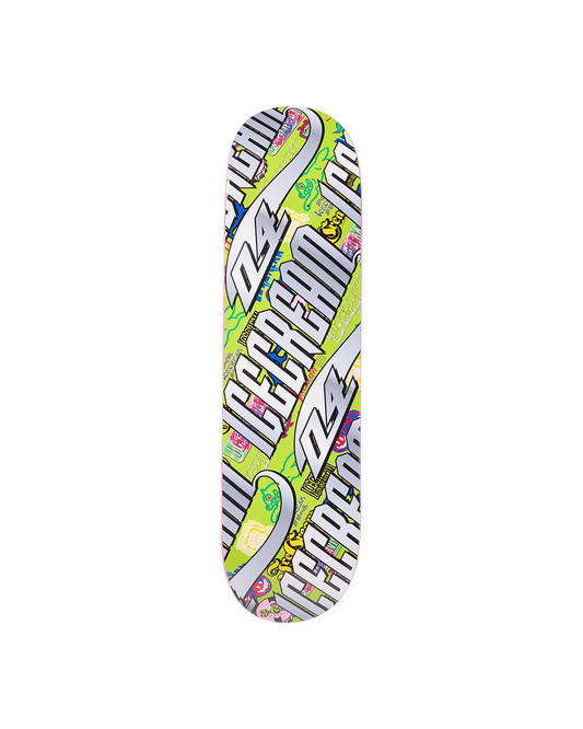 Chrome Logo Aop Skate Deck