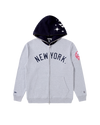 NY Yankees Blocked Zip Hood