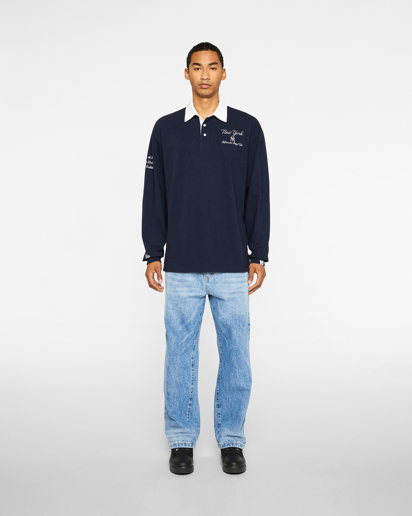 NY Yankees Long-Sleeve Rugby