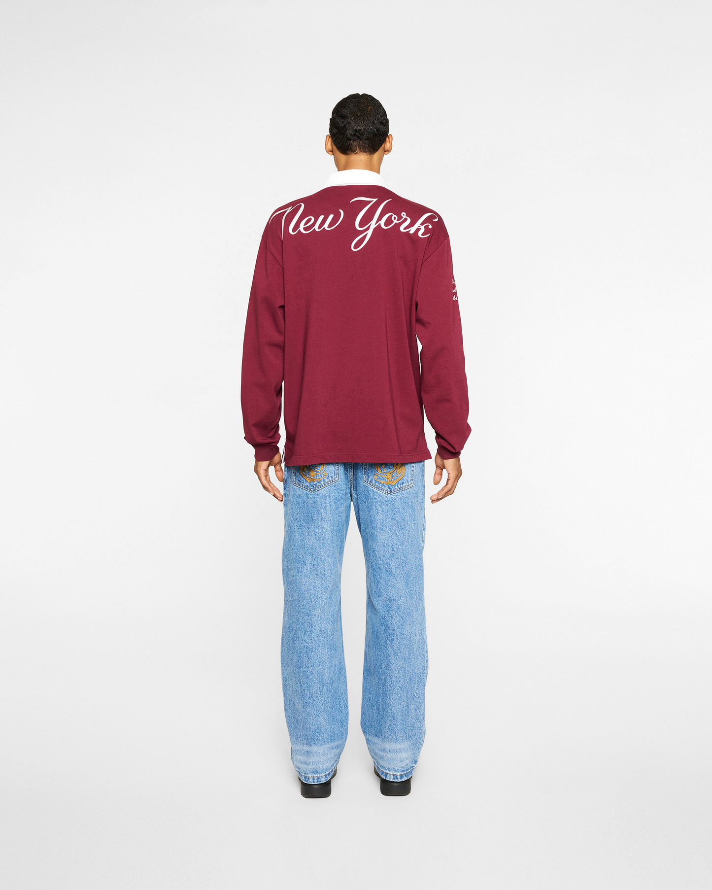 NY Yankees Long-Sleeve Rugby