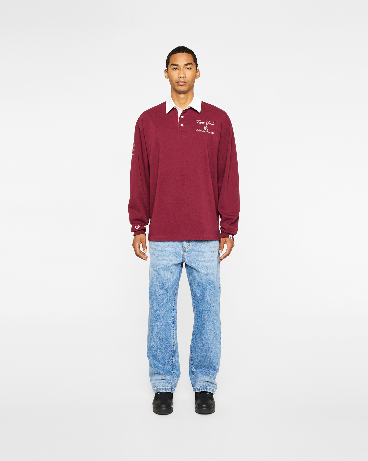 NY Yankees Long-Sleeve Rugby