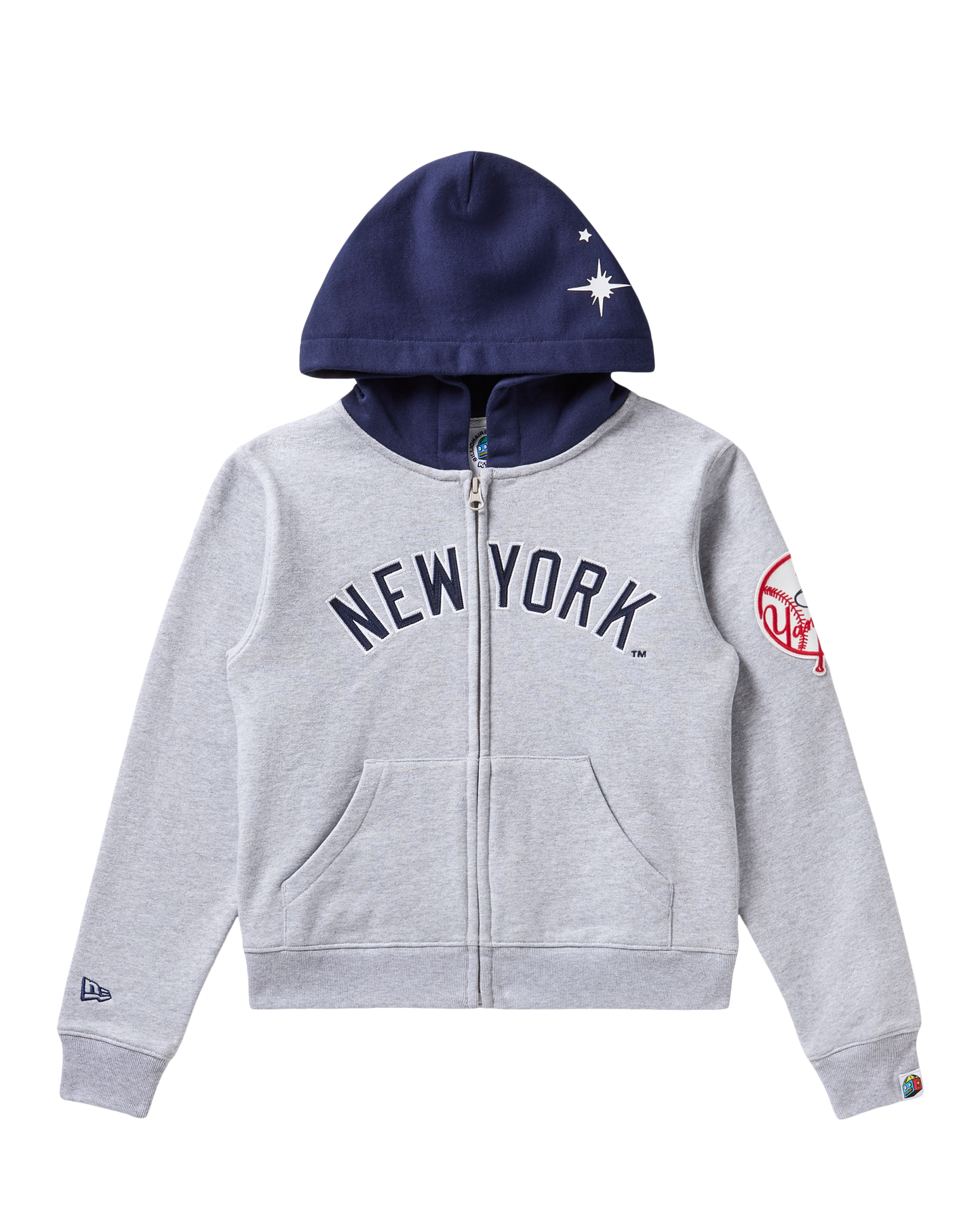 NY Yankees Kids Blocked Hoodie