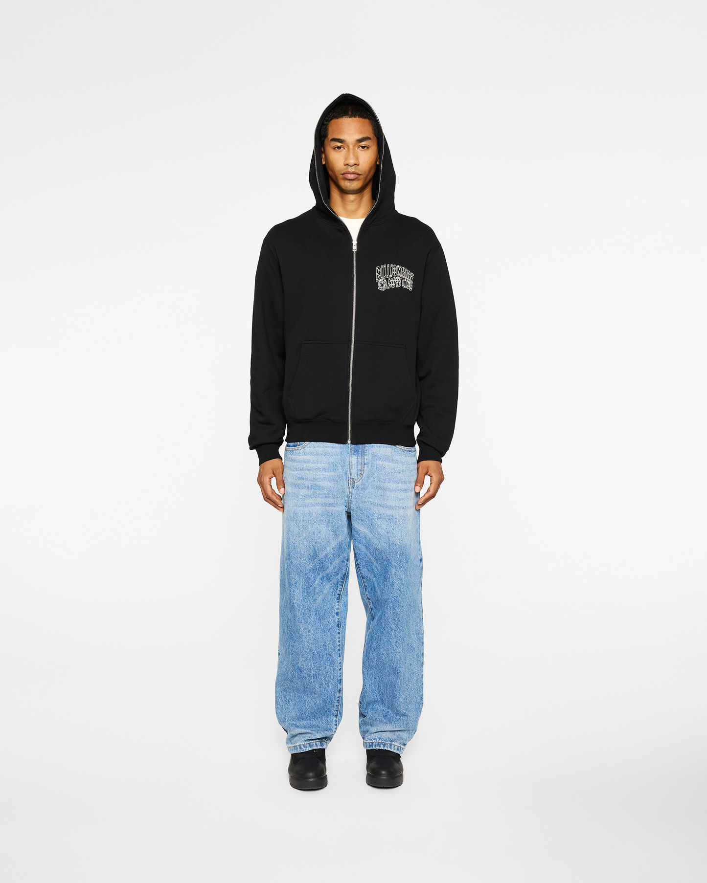 Small Curve Zip Hoodie