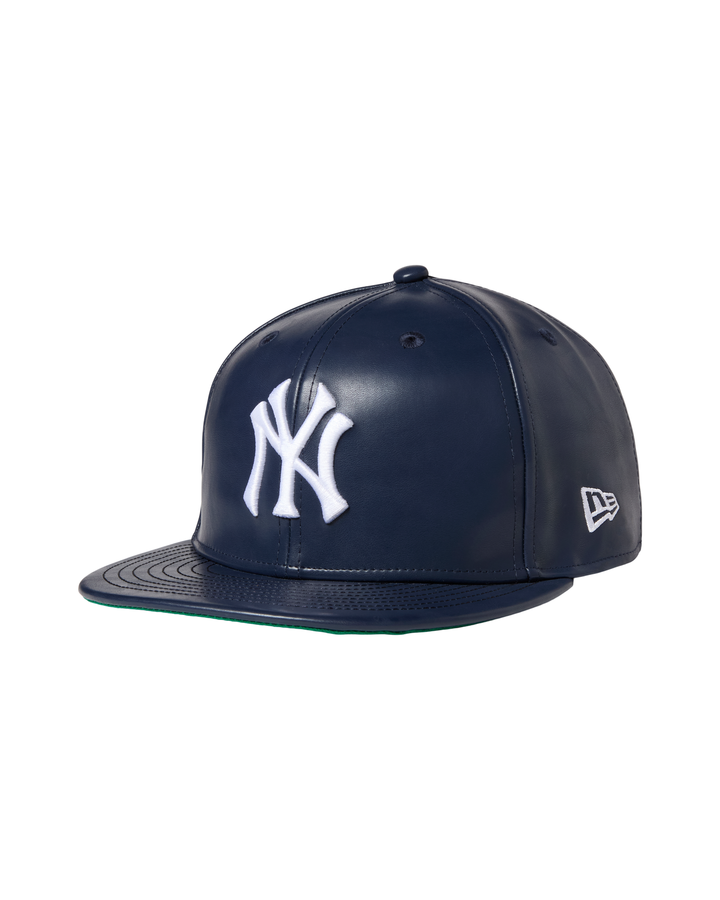 New Era NY Yankees Leather High Crown Fitted