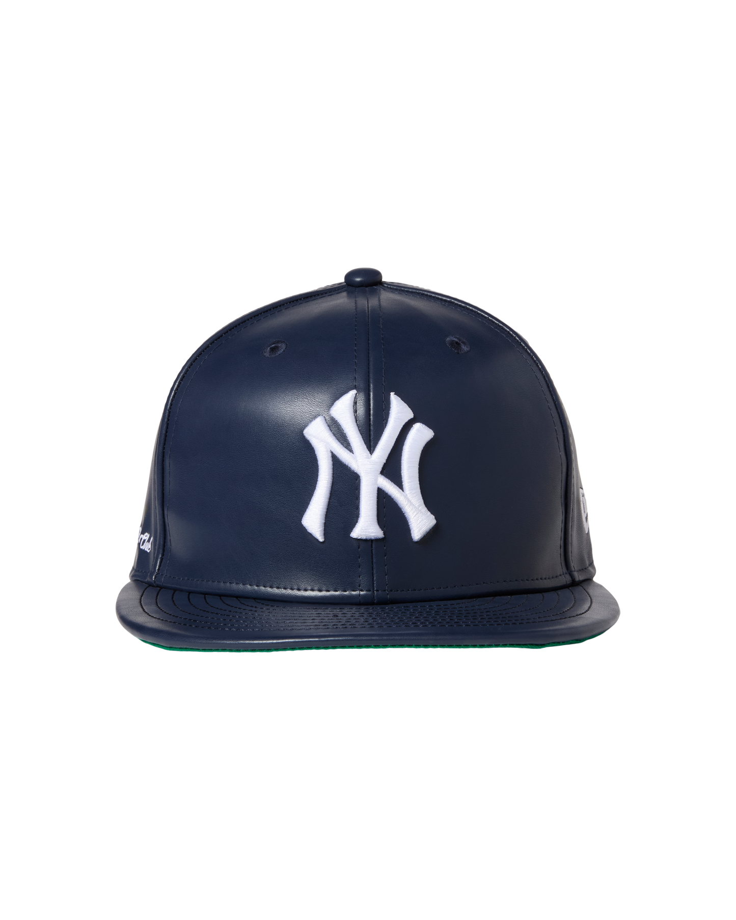 New Era NY Yankees Leather High Crown Fitted