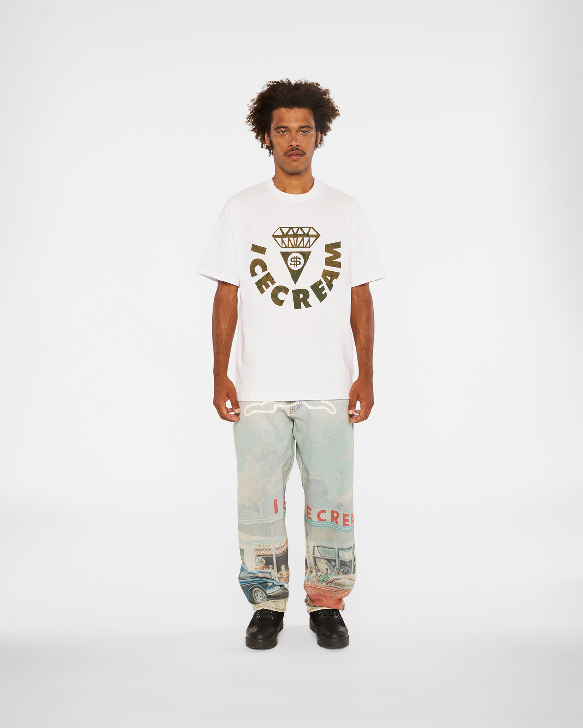 Camo Diamond SS Tee