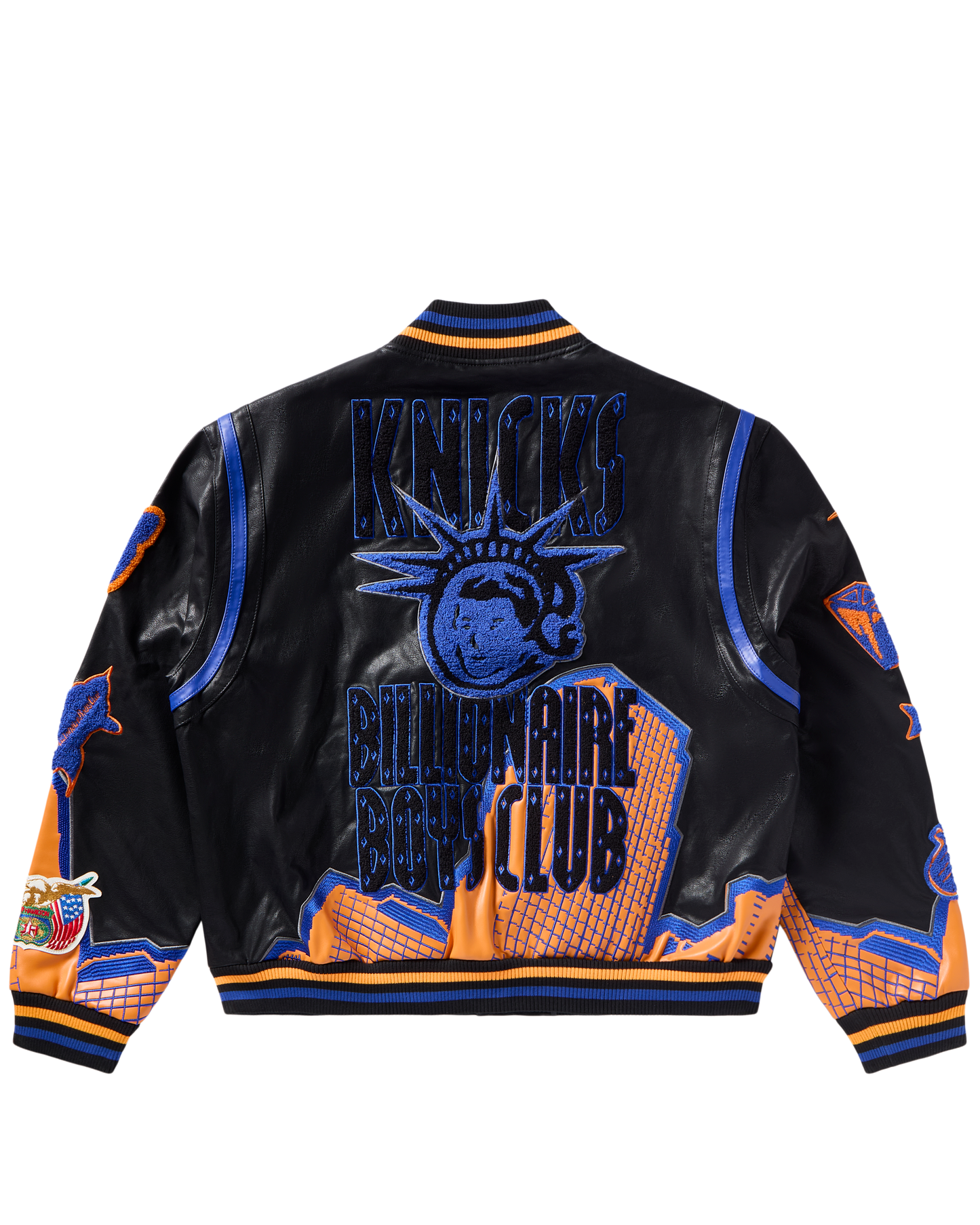 BBC X Jeff Hamilton Knicks Varsity Jacket – Billionaire Boys BBC X Jeff Hamilton Knicks Varsity Jacket – Billionaire Boys
