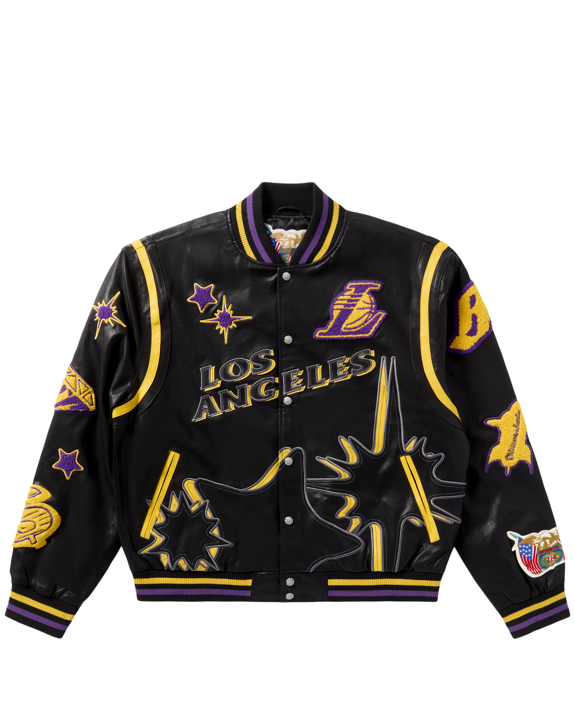 BBC X Jeff Hamilton Lakers Varsity Jacket – Billionaire Boys BBC X Jeff Hamilton Lakers Varsity Jacket – Billionaire Boys
