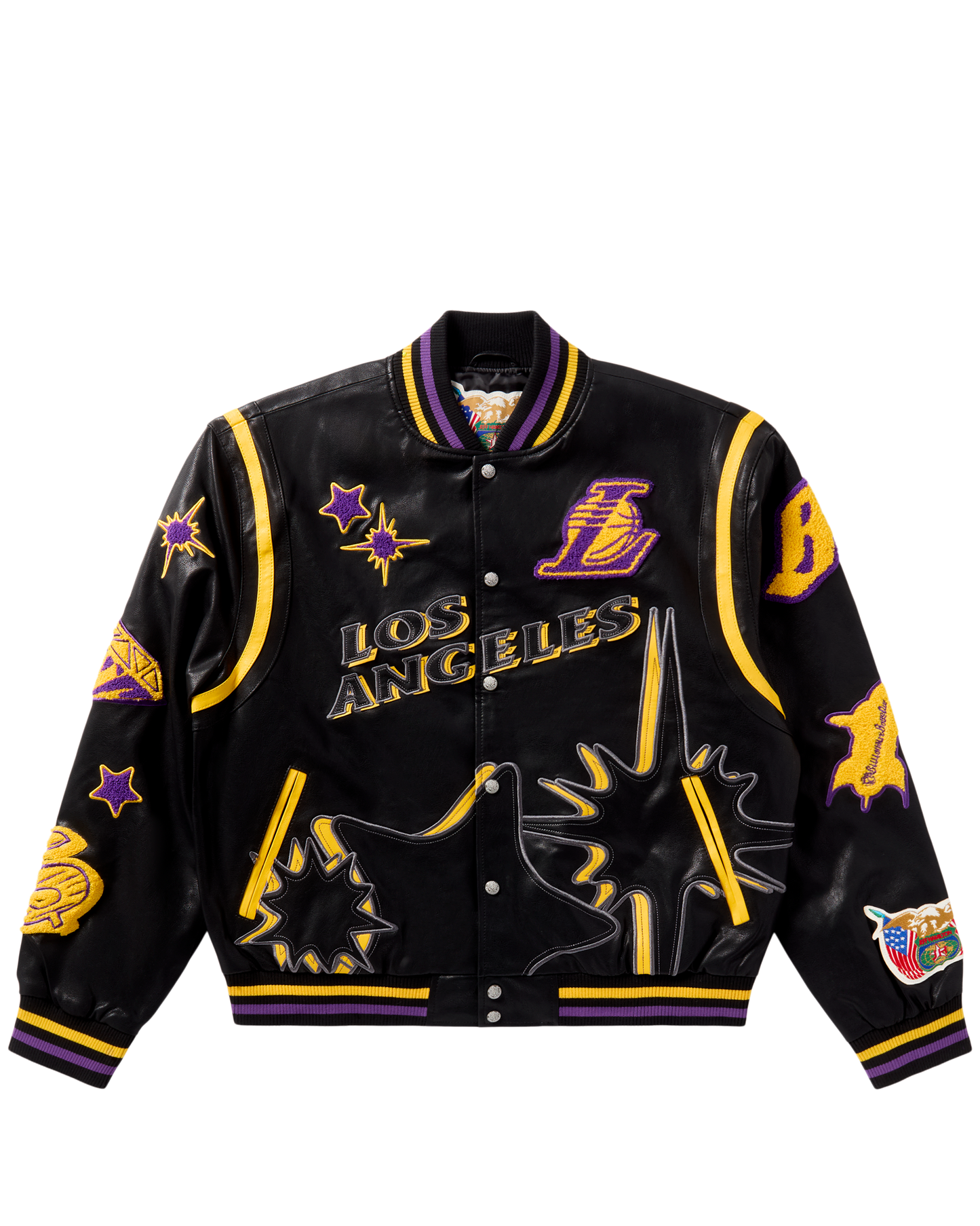 BBC X Jeff Hamilton Lakers Varsity Jacket