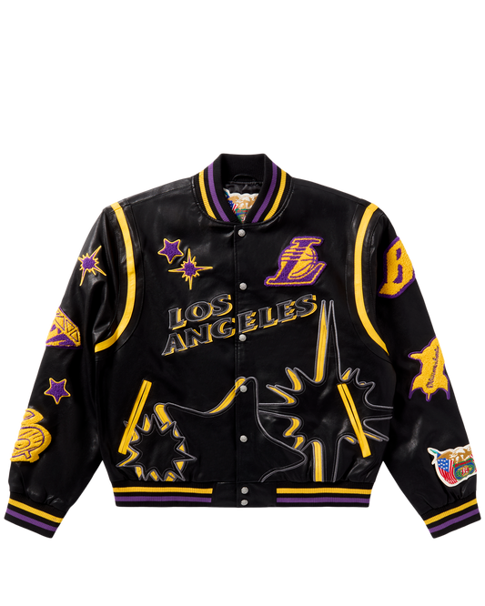 BBC X Jeff Hamilton Lakers Varsity Jacket