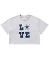 Womens Dallas Cowboys Cropped Tee