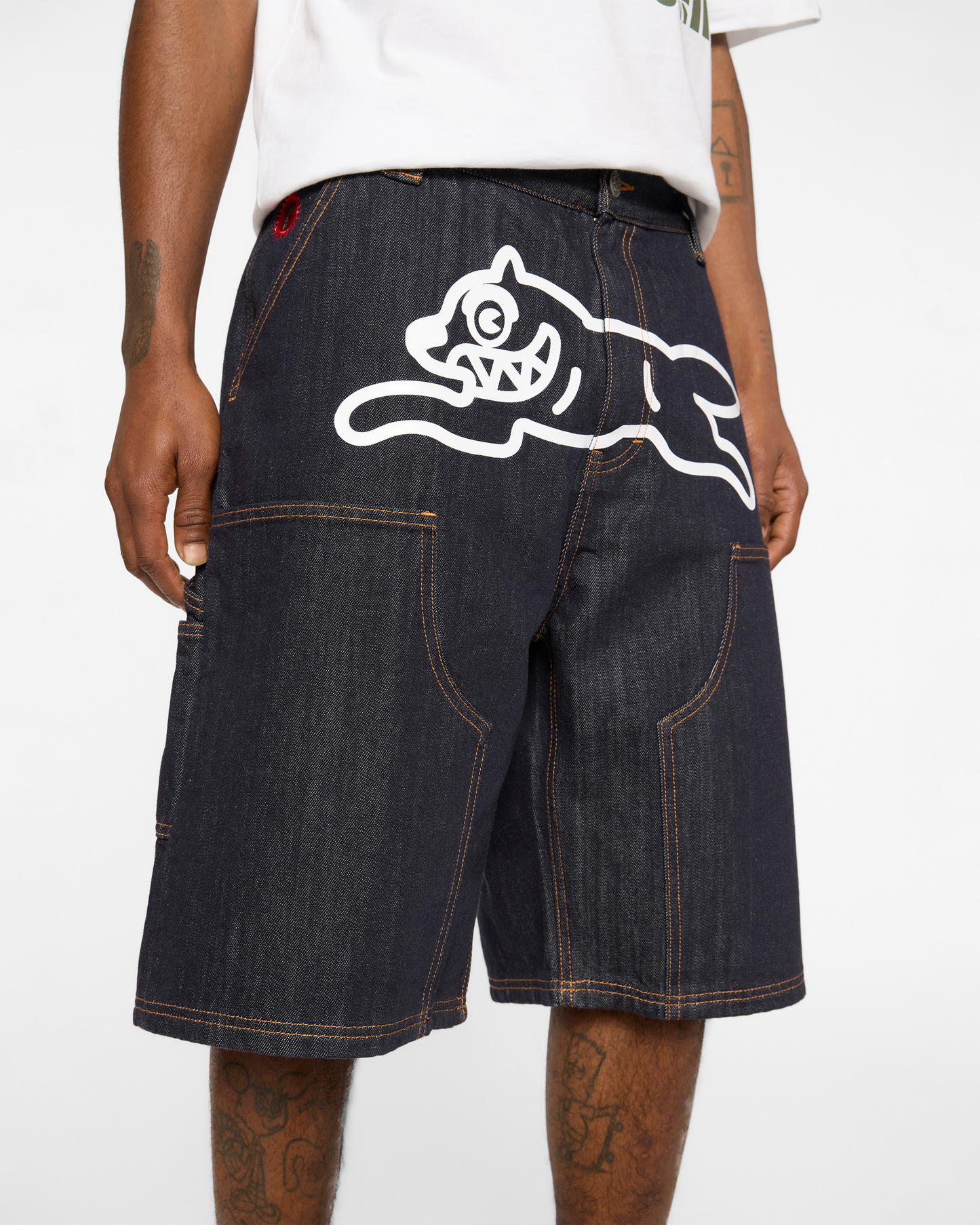 Selvedge Running Dog Denim Carpenter Short