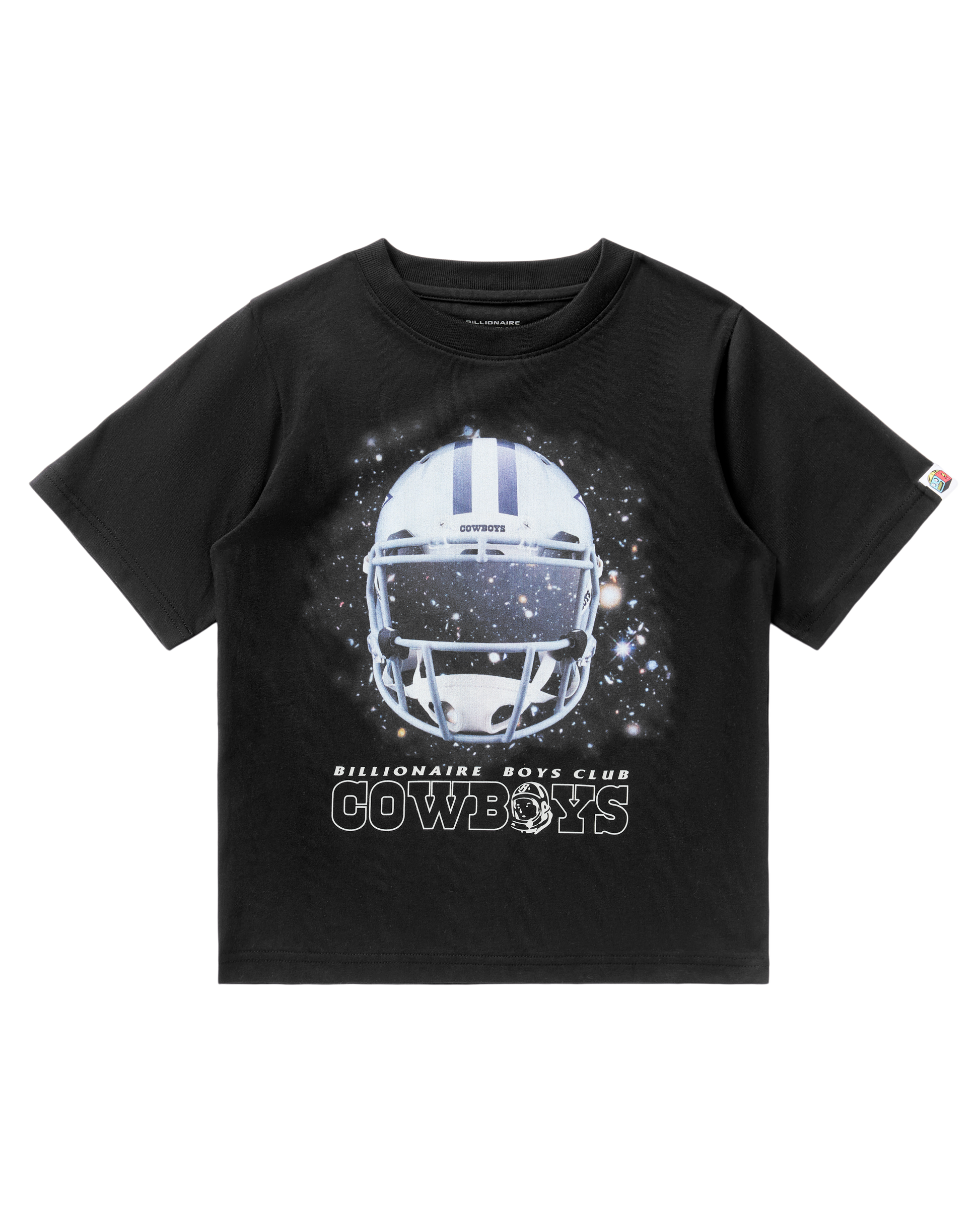 Kids Dallas Cowboys Helmet Ss Tee | Black