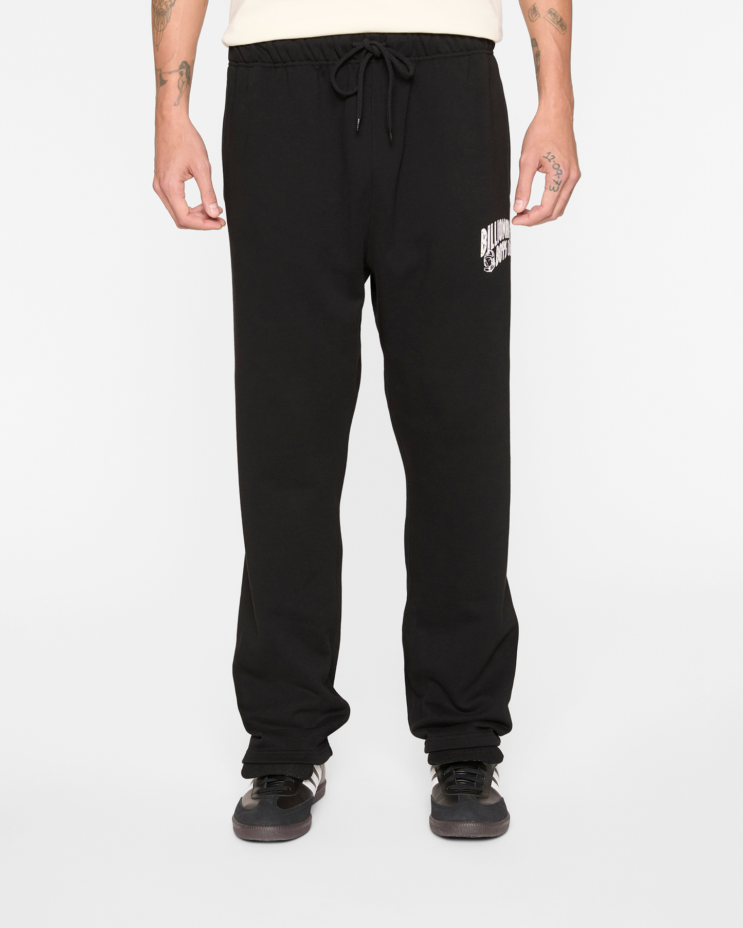 Classic Curve Logo Straight Leg Sweatpants