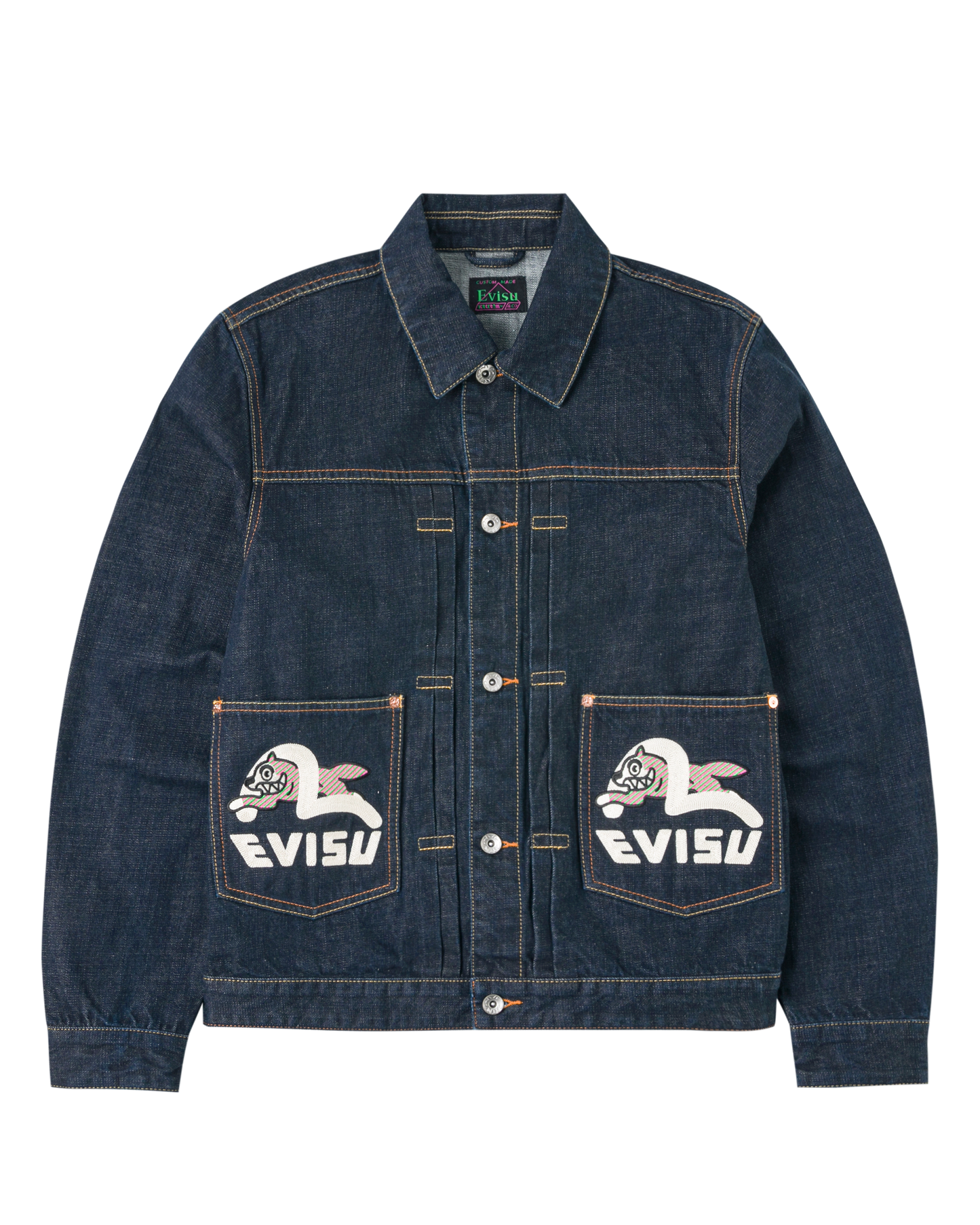 Seagull Print & Emb. Denim Jacket