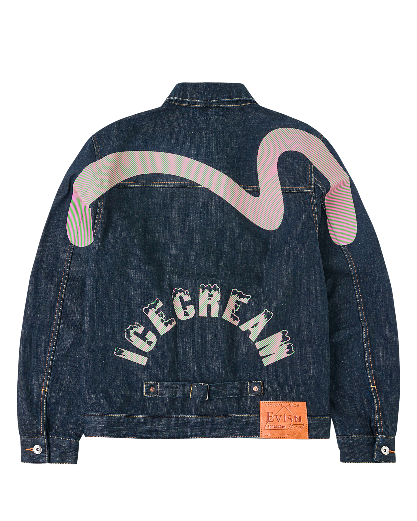 Seagull Print & Emb. Denim Jacket