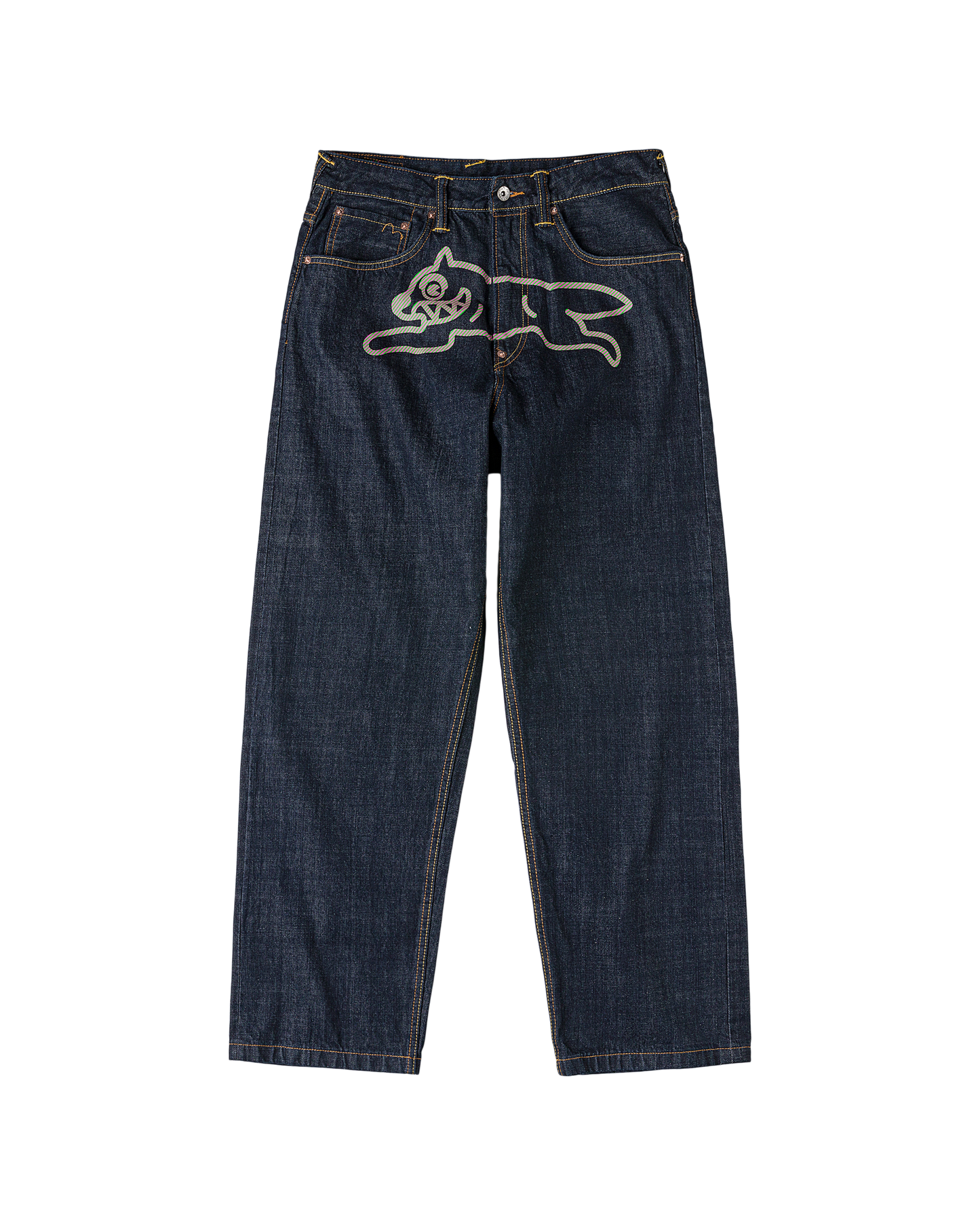 Daicock Printed Baggy Jeans