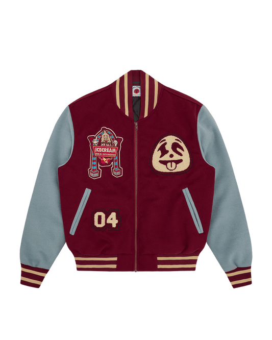 Ice cream sales dipped varsity jacket