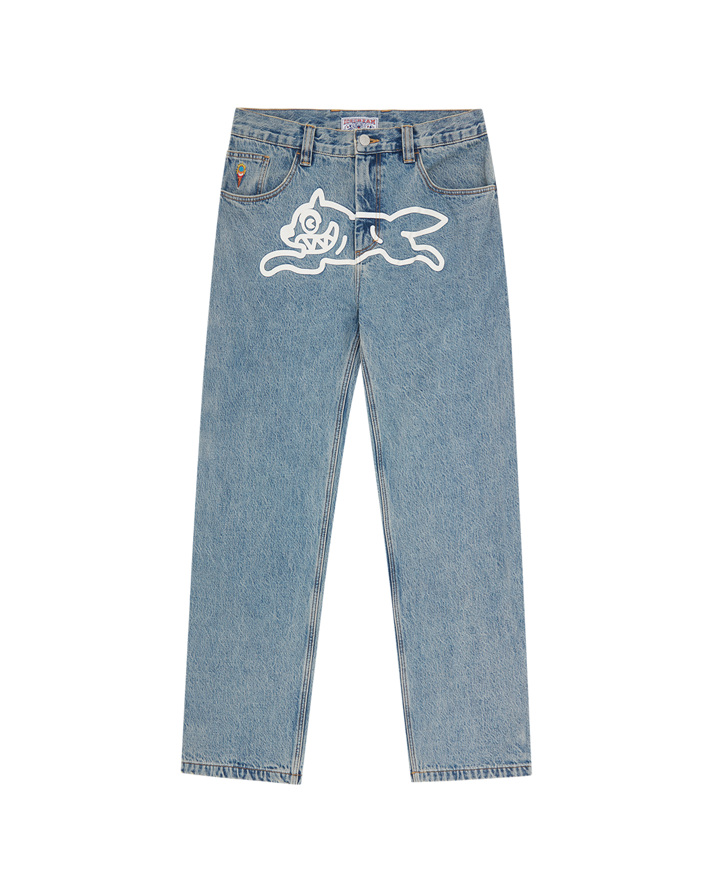 Check Lined Denim Pant