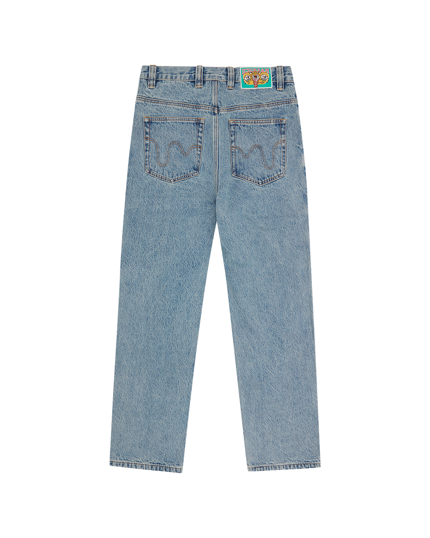 Check Lined Denim Pant