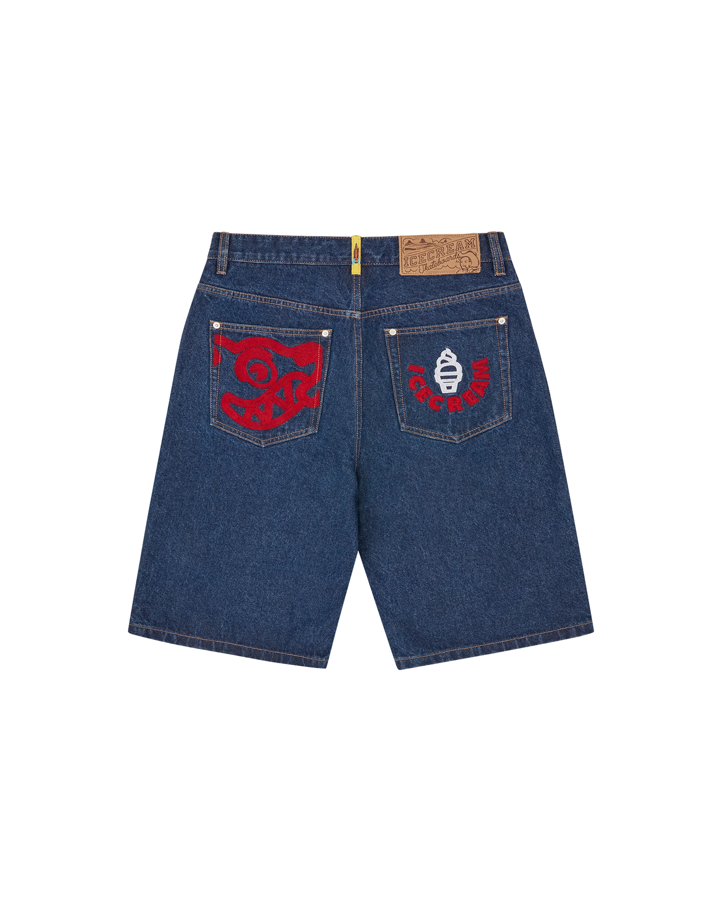 Running Puppy Denim Shorts