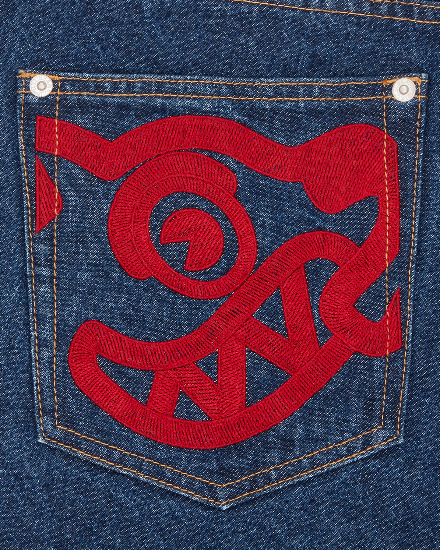 Running Puppy Denim Shorts