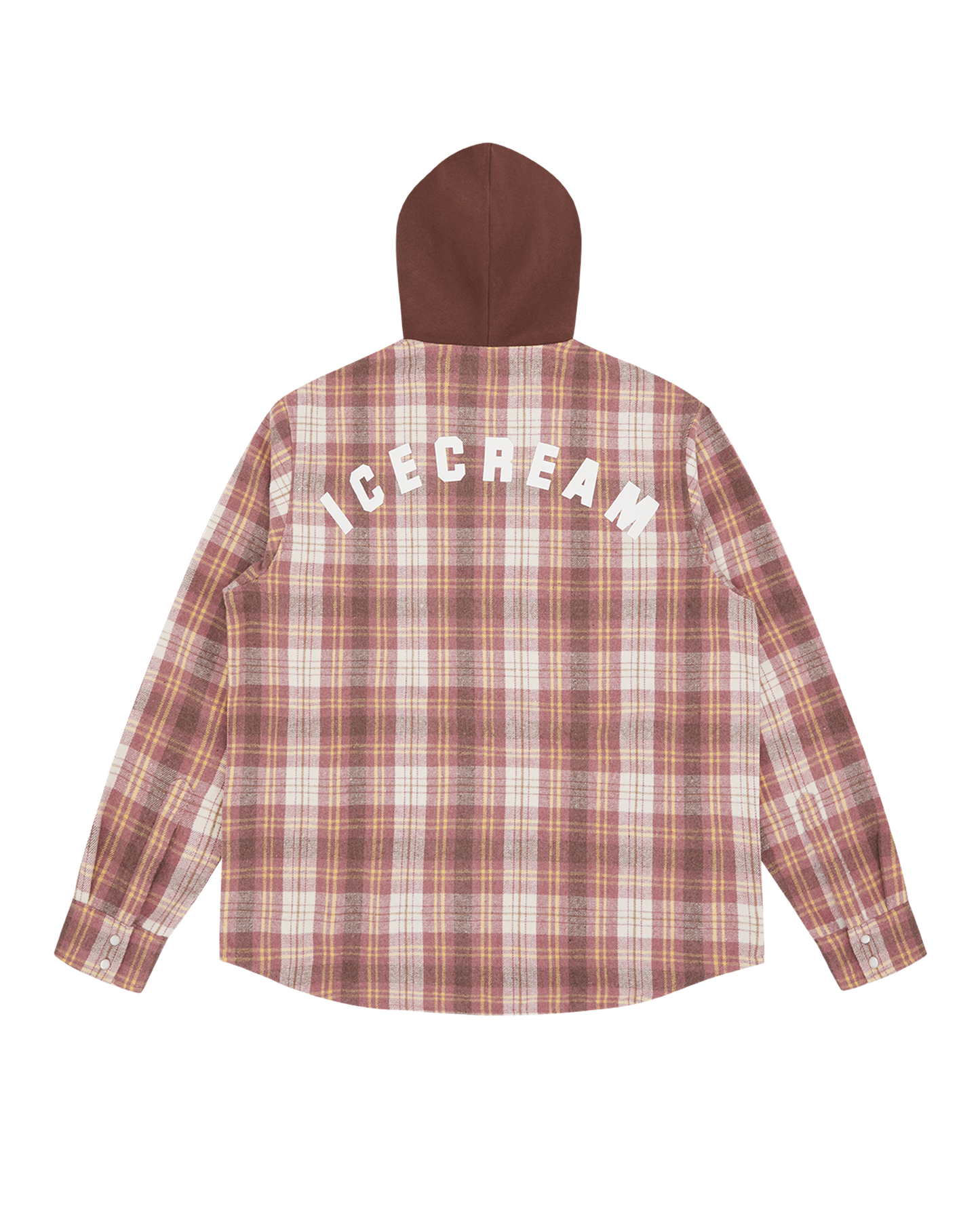 Hooded Flannel Zip Through