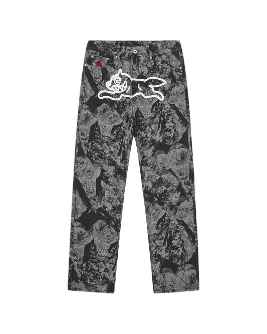 Cone Stamp Denim Pants