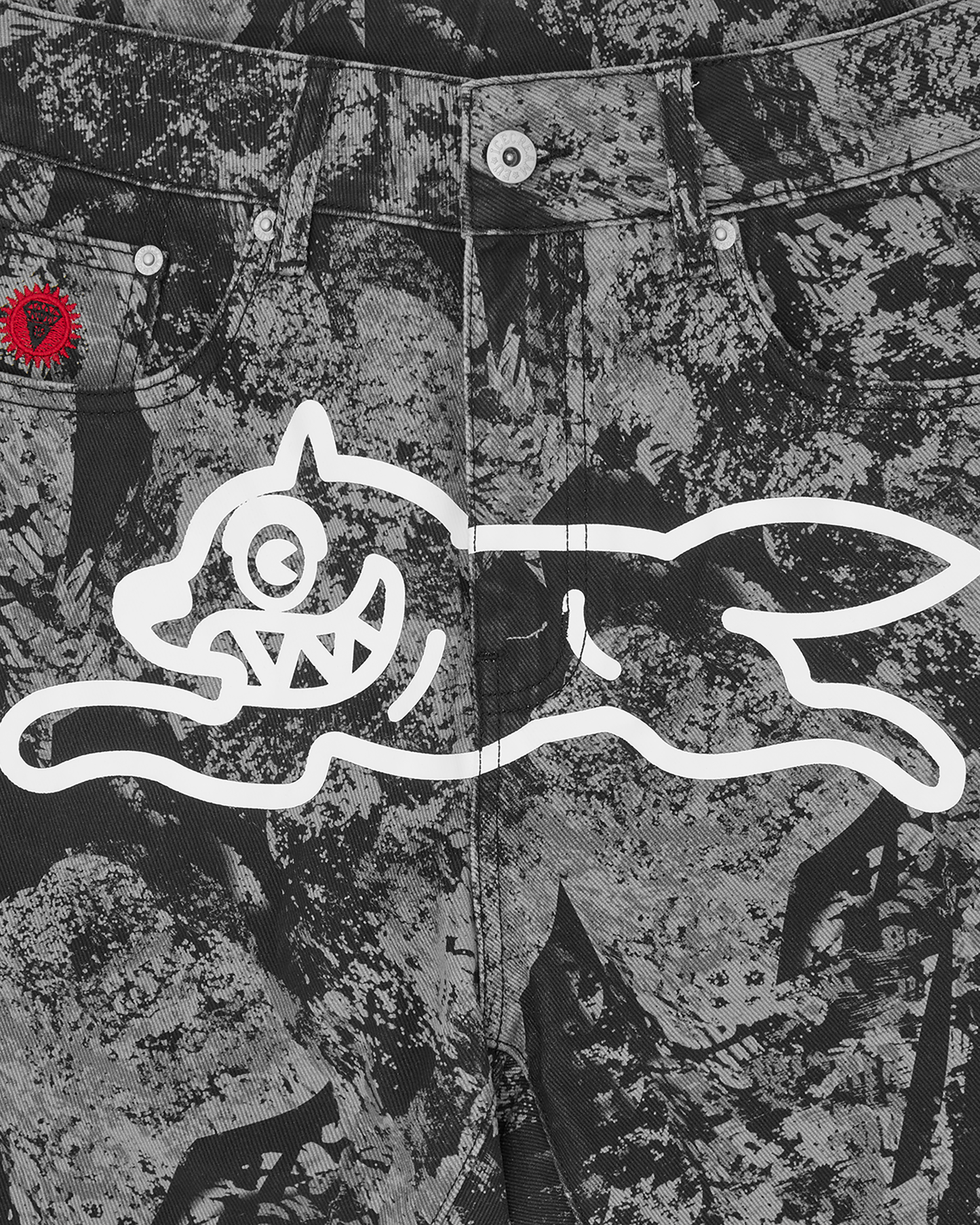 Cone Stamp Denim Pants