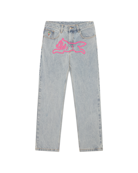Running Dog Double Scoop Denim Pant