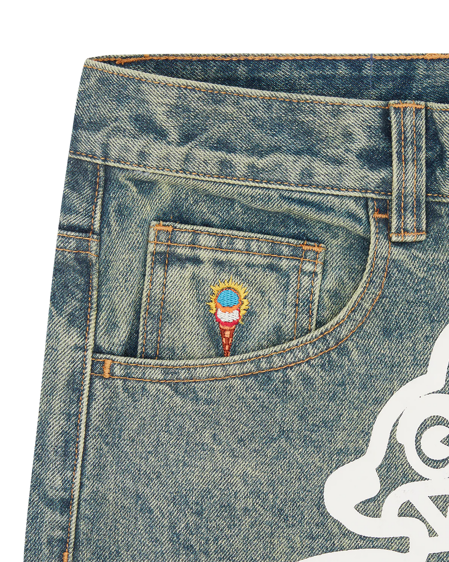 Running Dog Triple Scoop Denim Pant